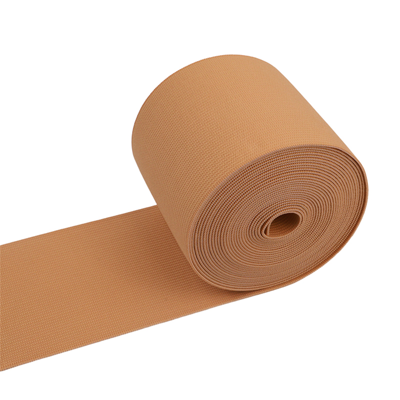 Elástico de punto beige de 3 pulgadas